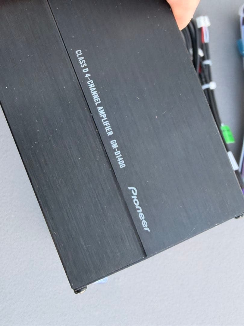 カロッツェリア Pioneer パワーアンプ アンプ GM-D1400 動作OK