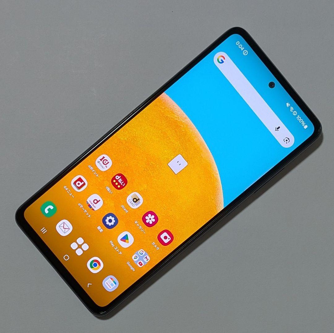【液晶美品】Galaxy A52 5G SC-53B 黒 ドコモ SIMフリー
