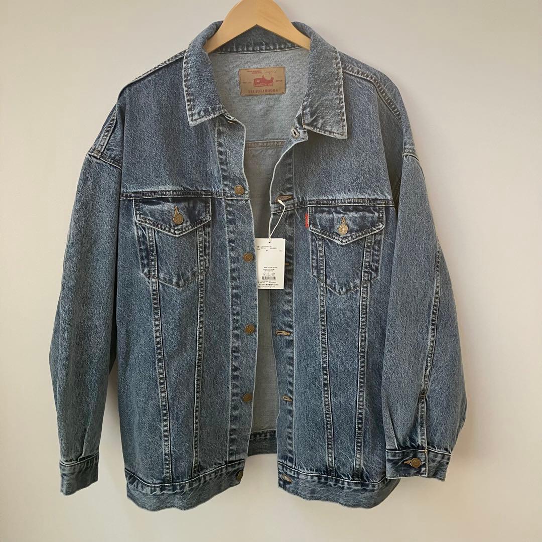 【新品/タグ付き】アングリッド　ビッグシルエットデニムジャケット　ブルー