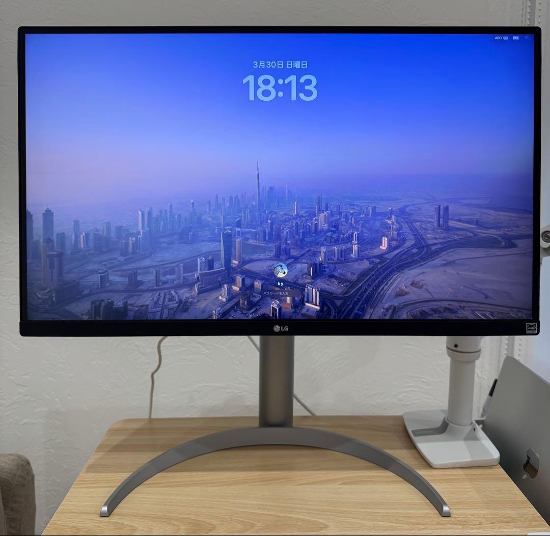 LG モニター ディスプレイ 27BP85UN-W 27インチ/4K