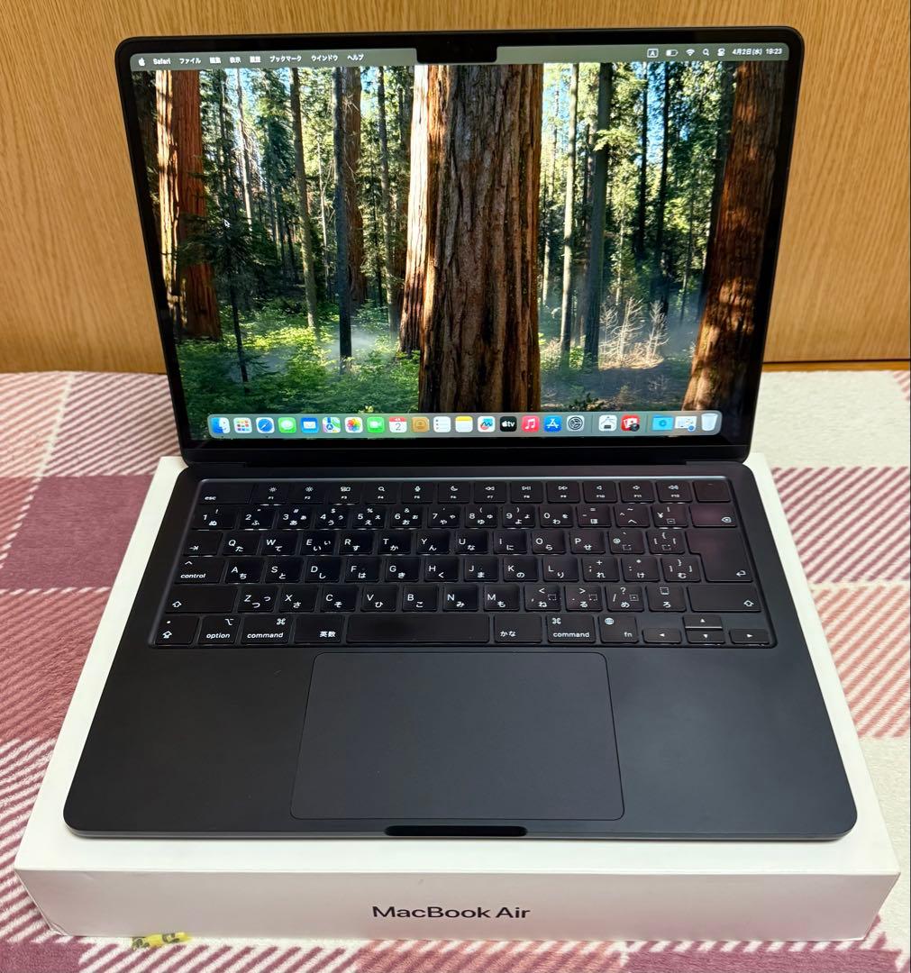 美品-Macbook Air M2-8-256 Office付き