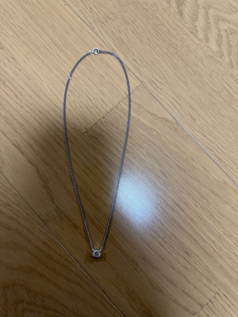 シルバー ダイヤモンドネックレス
