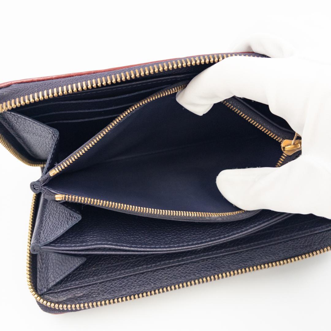 【美品】ルイヴィトン モノグラム アンプラント 新型 ジッピーウォレット 長財布