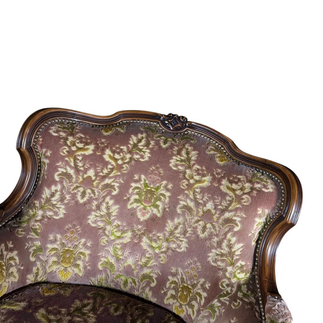 HR385 カリモク DOMANI ルイ15世 ロココ調　猫足 シングル