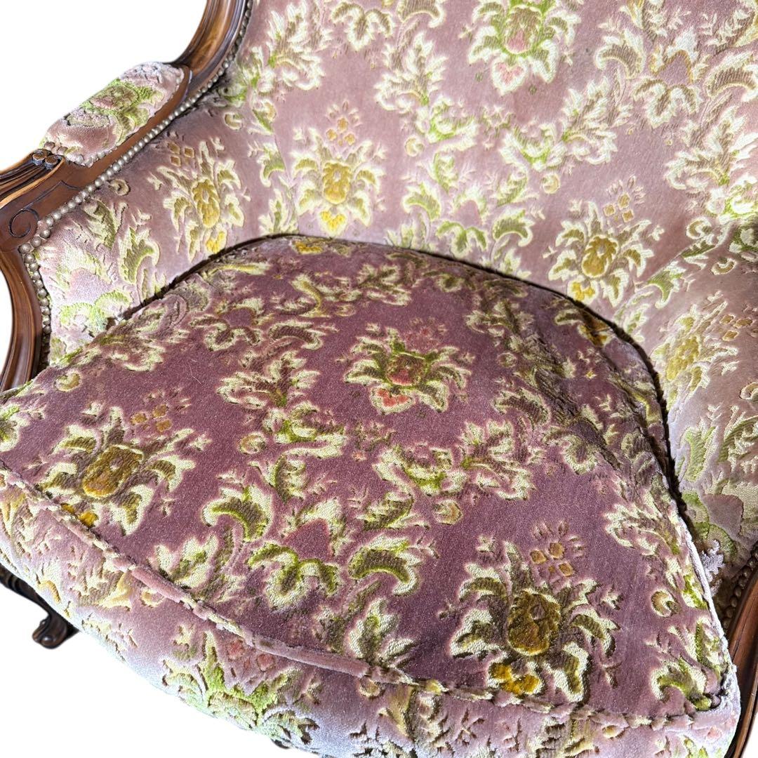 HR385 カリモク DOMANI ルイ15世 ロココ調　猫足 シングル