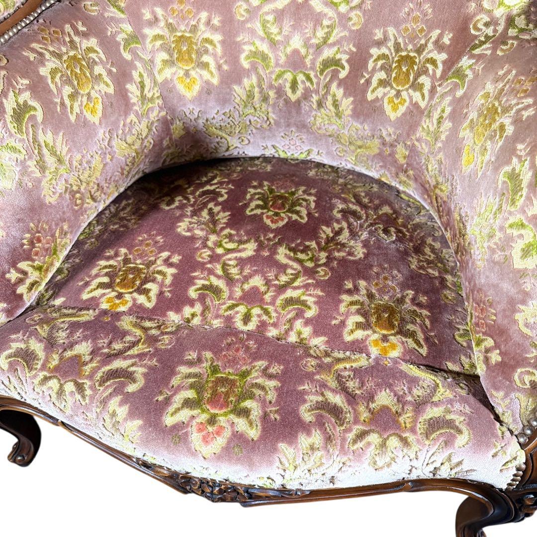 HR385 カリモク DOMANI ルイ15世 ロココ調　猫足 シングル