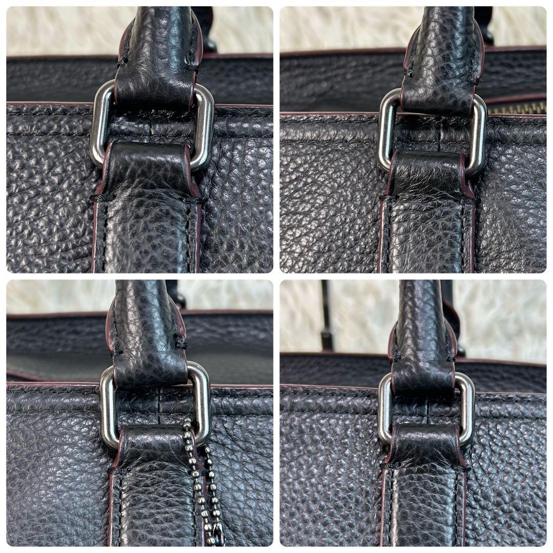 ✨極美品 コーチ 2way トート ショルダーバッグ ペブルドレザー 78768