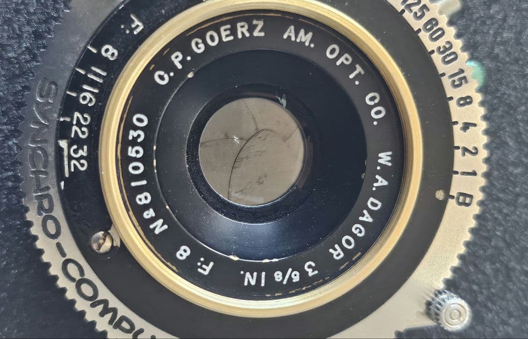 C.P. Goerz W.A. Dagor 3 5/8\" レンズ