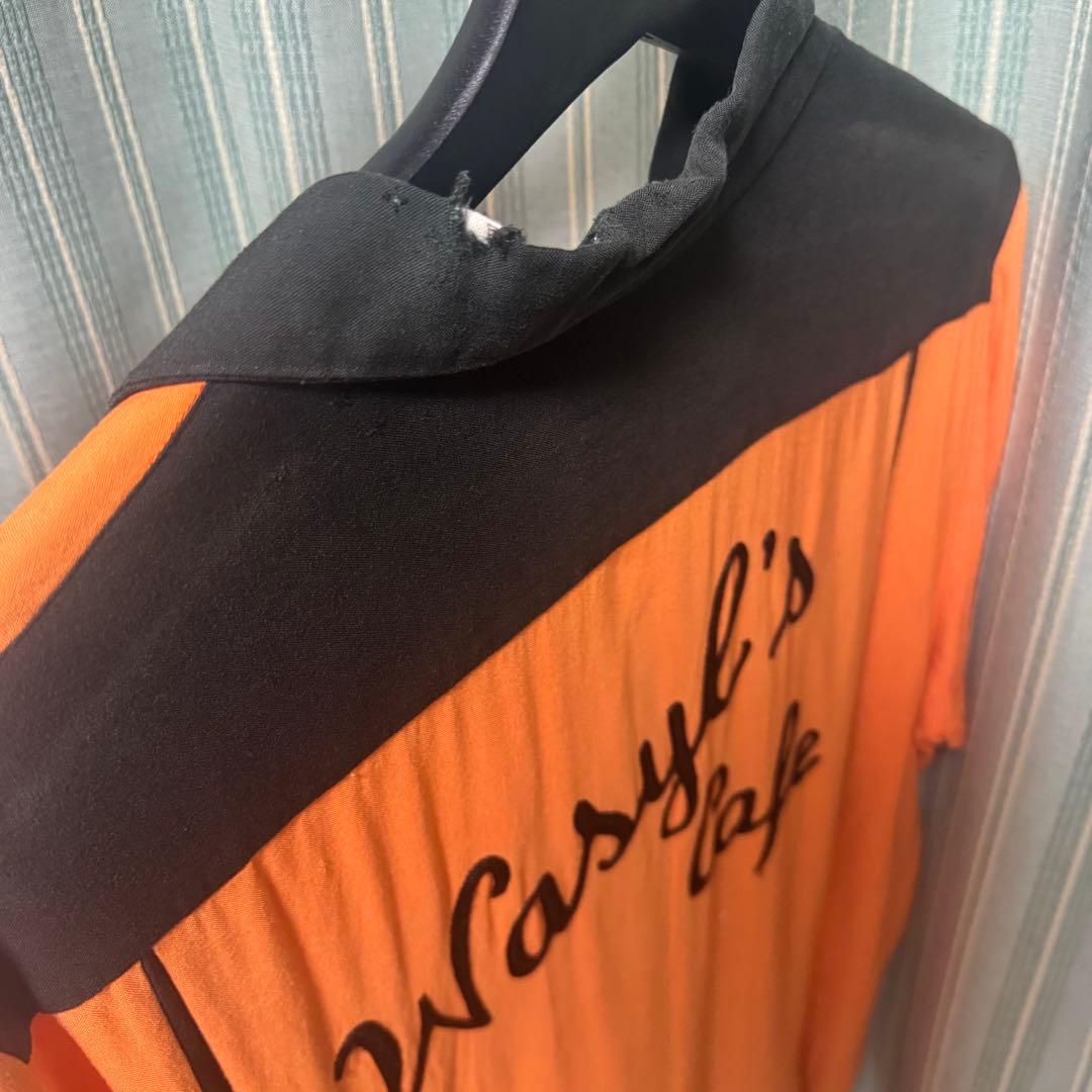 50s ボーリングシャツ　レーヨンシャツ　ヴィンテージ