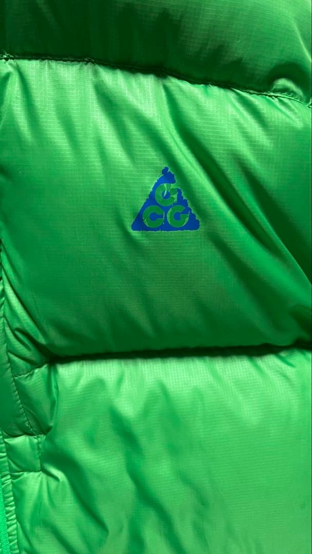【希少】NIKE ACC ダウンパーカ 800FPグリーン L Y2K