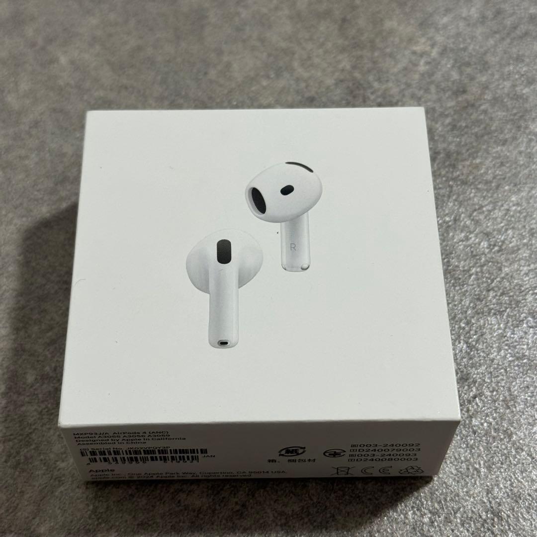 美品 AirPods 4 本体 アクティブノイズキャンセリング ①