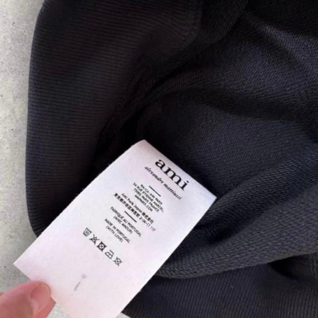 新品未使用 Ami Paris トレーナー スウェット 黒 ブラック L