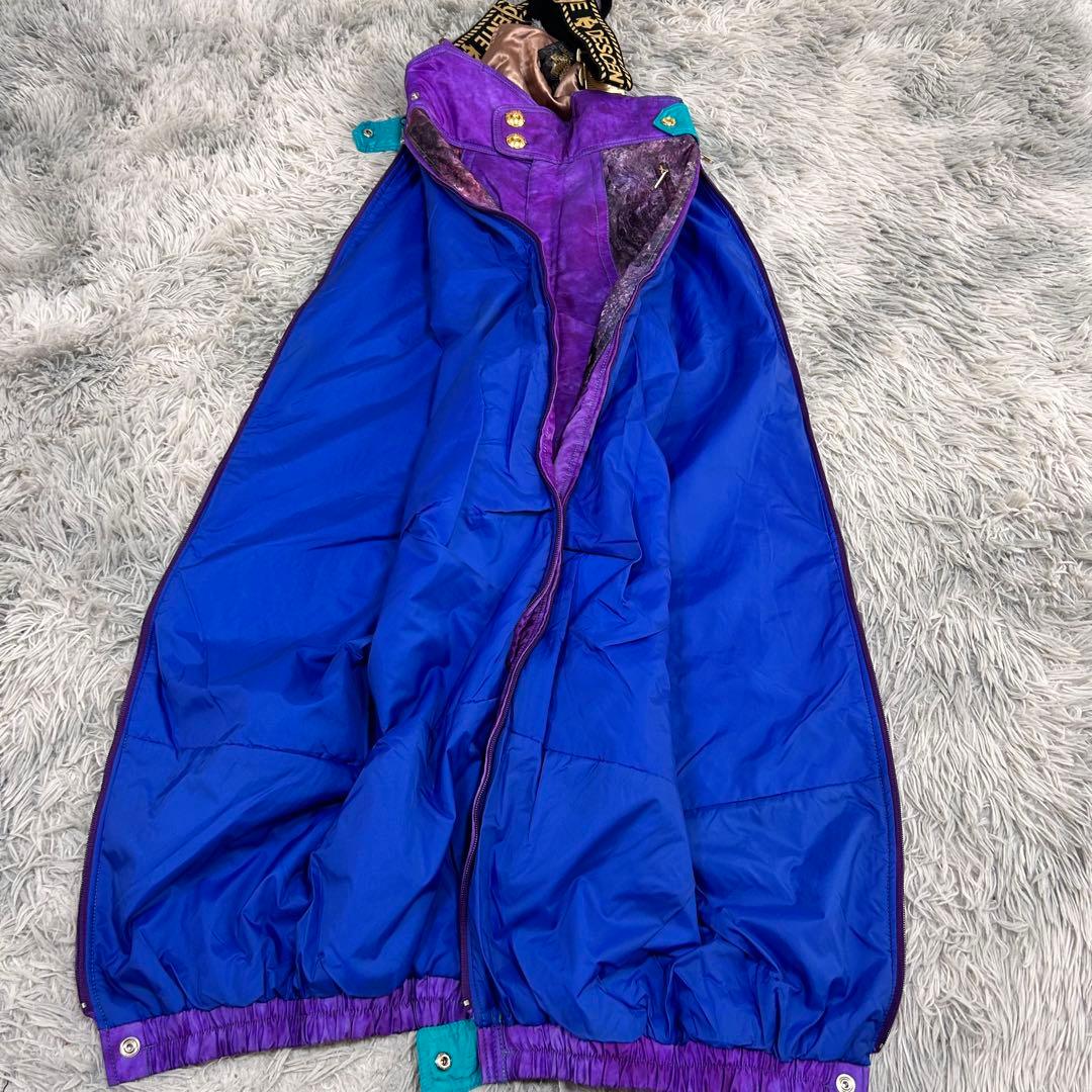 m6306【美品 デサント】レトロ スキーウェア セットアップ メンズ (L)