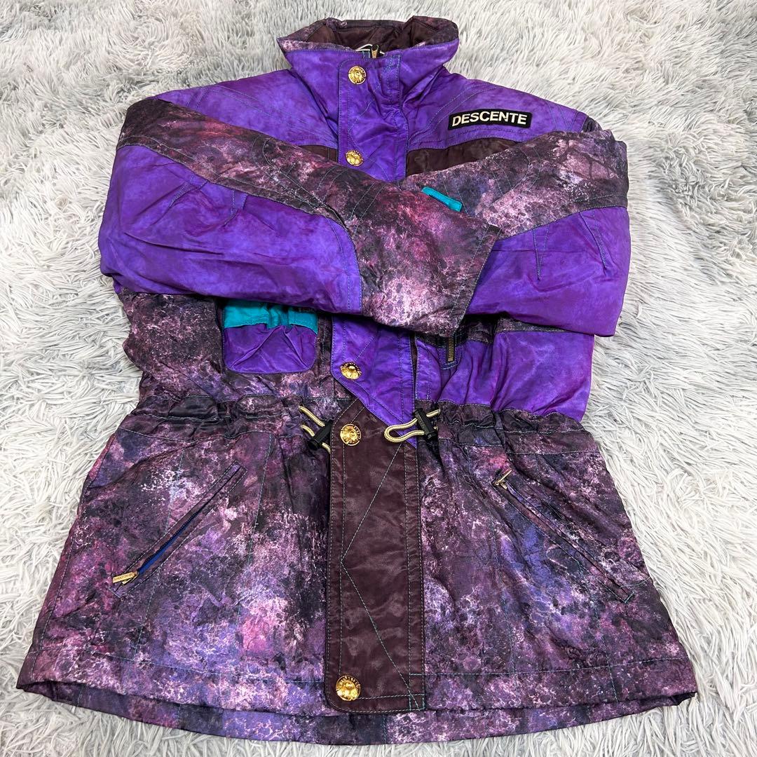 m6306【美品 デサント】レトロ スキーウェア セットアップ メンズ (L)