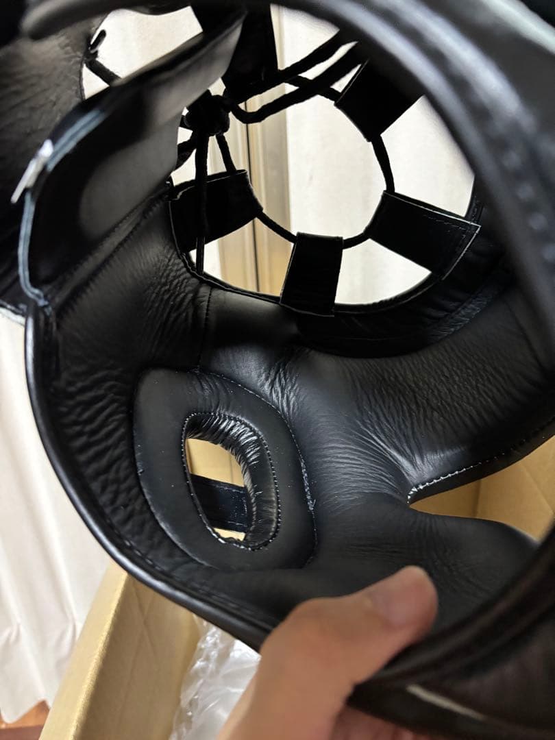 Fairtex ボクシング ヘッドギア XL ブラック