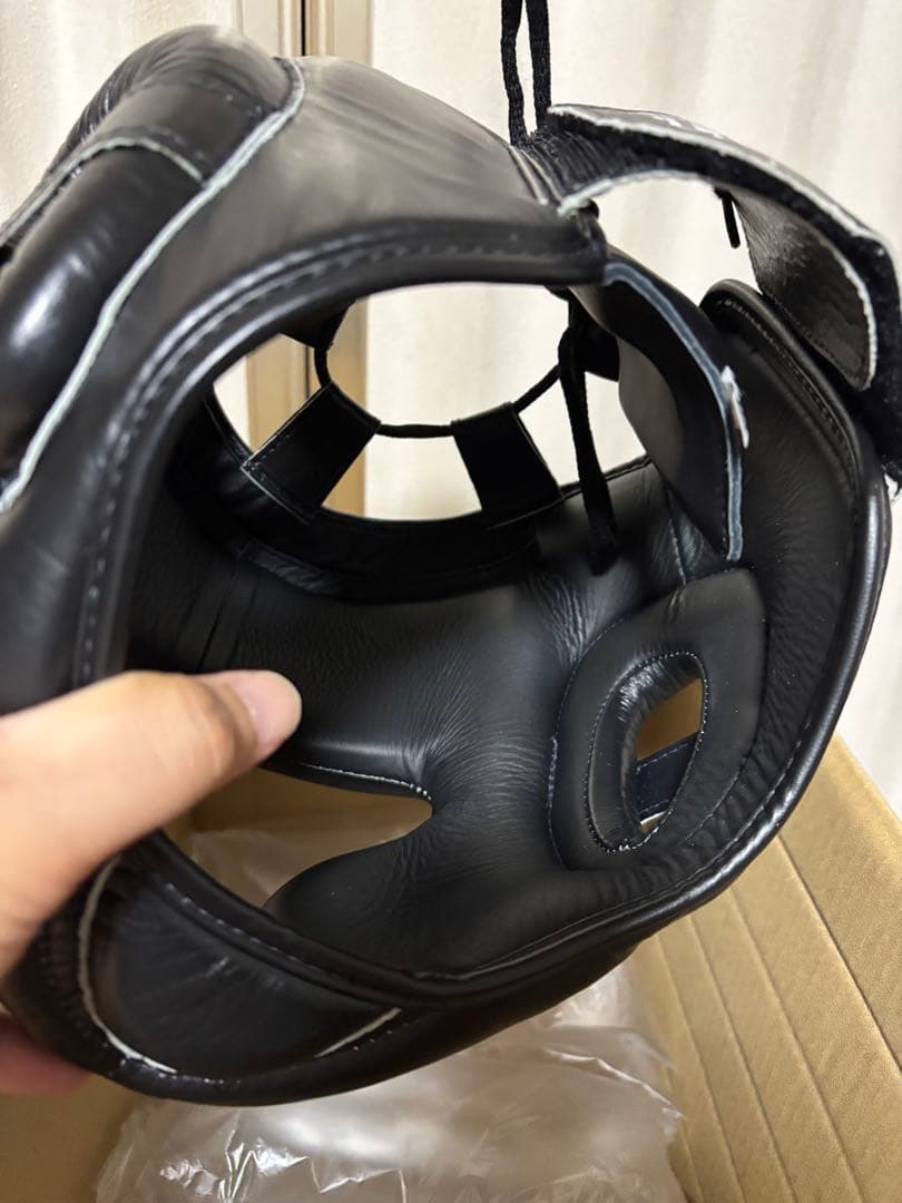 Fairtex ボクシング ヘッドギア XL ブラック