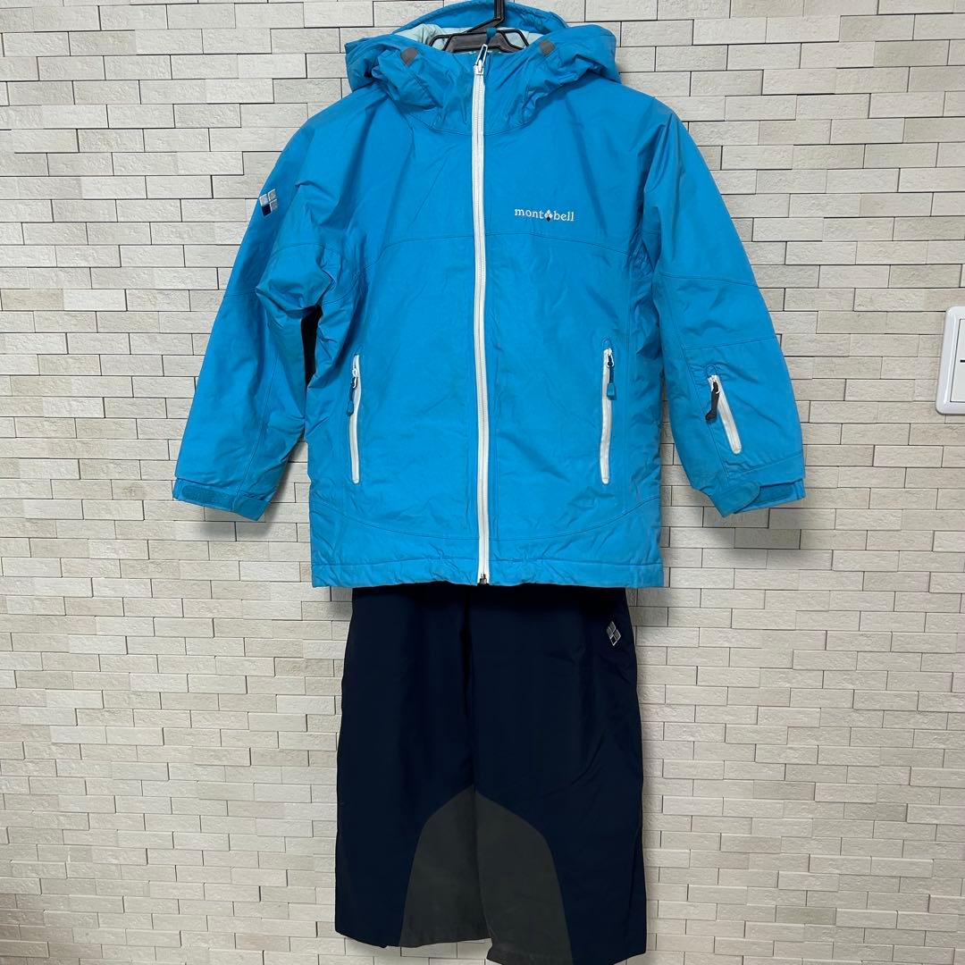 mont-bellスキーウェア上下セット　130 ①