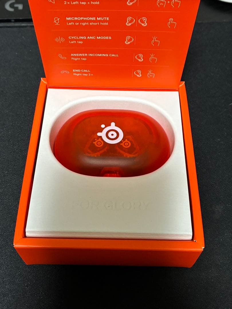 週末値下 SteelSeries Arctis Gamebuds 限定 オレンジ