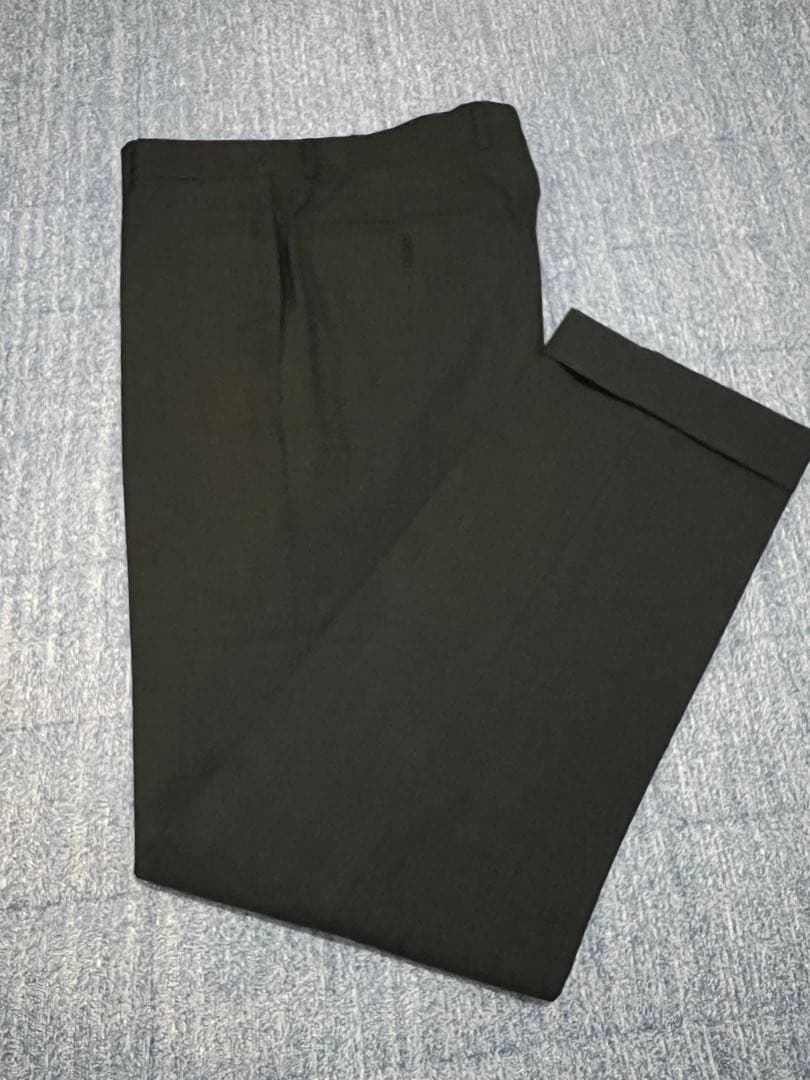 【美品】トゥモローランド カノニコ 3ピーススーツ チャコールグレー