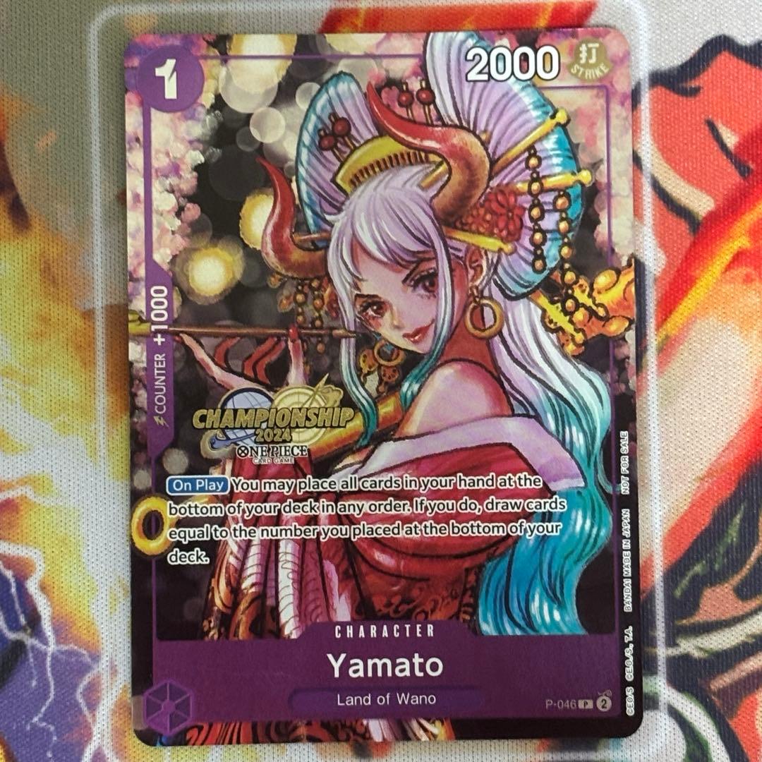 ワンピースカード 英語版　ヤマト　チャンピオンシップ　プロモ
