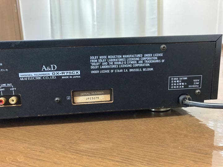 A&D 赤井電機と三菱電機の共同GX-R75CX クイックリバースカセットデッキ