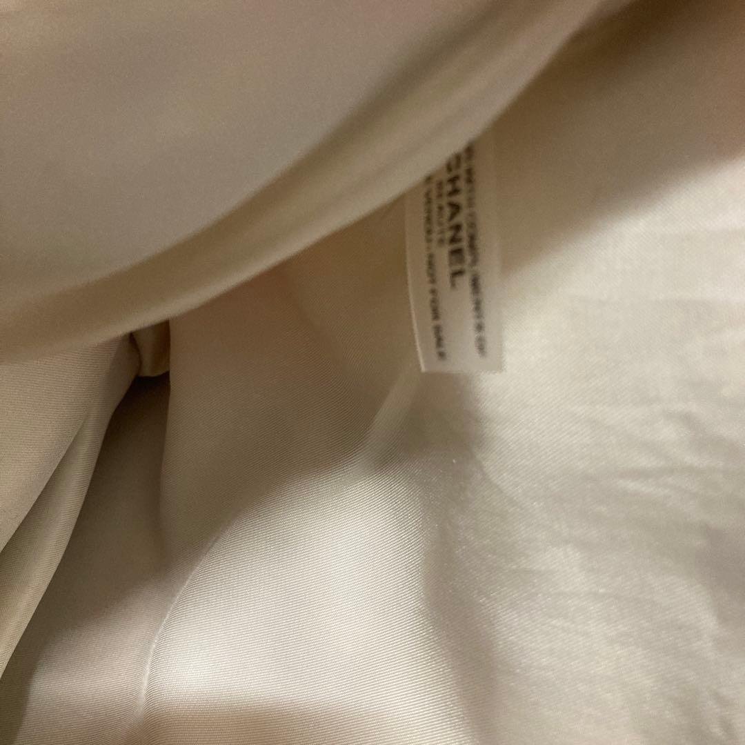 CHANEL チェック柄トートバッグ　パールスパンコール　ピンク