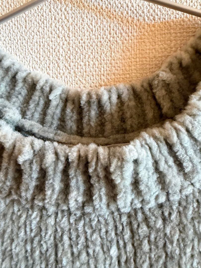 【ATON】WOOL MOLE クルーネックベスト