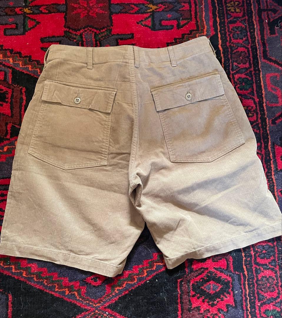 【美品】エンジニアドガーメンツファティーグショーツコーデュロイ サイズＳ2020