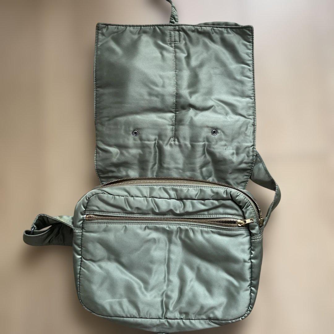 POTER TANKER オリーブグリーン ショルダーバッグ