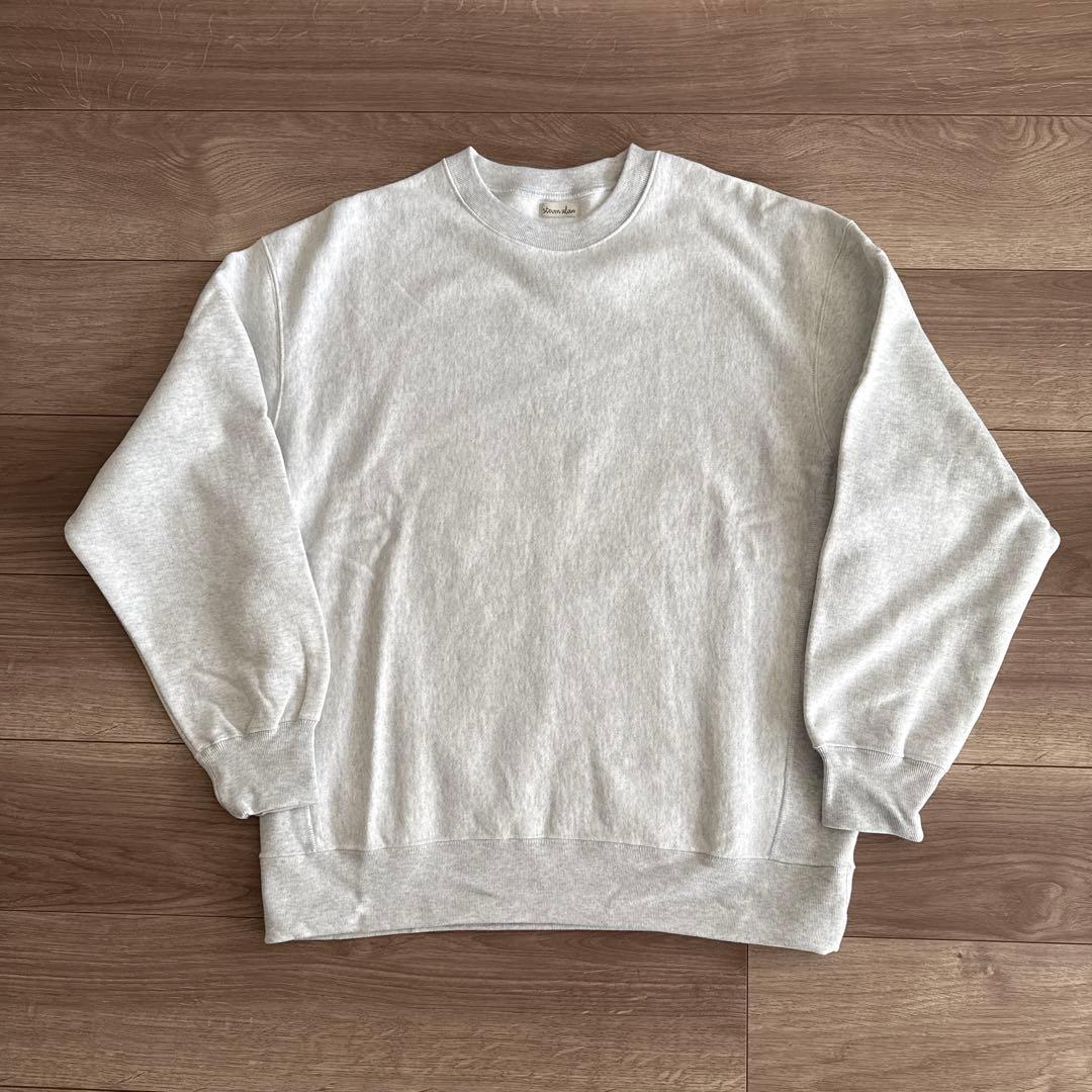 ＜Steven Alan＞ セットインスリーブ クルーネックスウェット (新品)