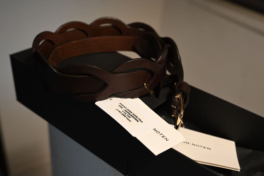 DRIES VAN NOTEN 24ss レザーベルト