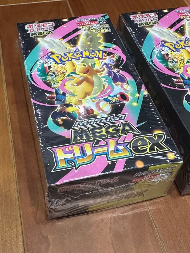 ポケモンカード MEGAドリームEX 2箱　スタートデッキ付き　シュリンク付き