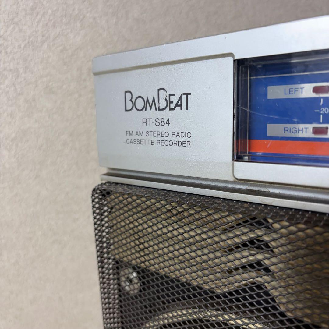 TOSHIBA BOMBEAT RT-S84 ラジカセステレオラジオカセット