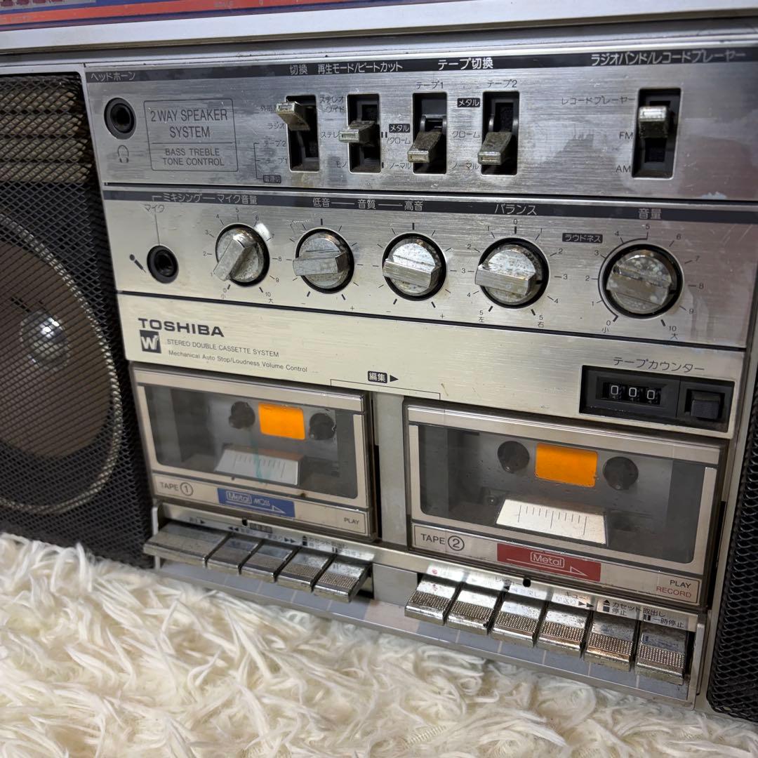 TOSHIBA BOMBEAT RT-S84 ラジカセステレオラジオカセット