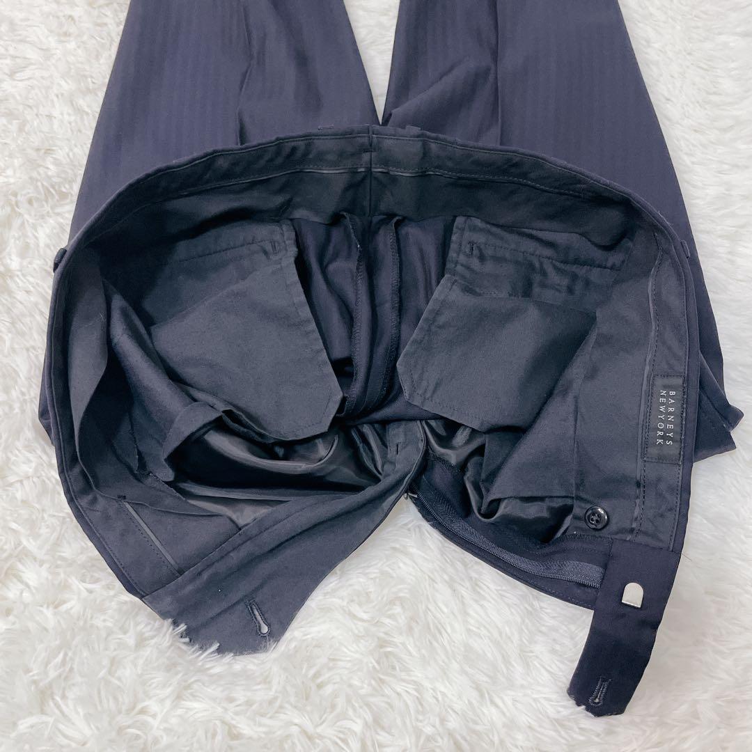 ✨美品✨ バーニーズNY カノニコ生地 スーツ 50 XL ストライプ