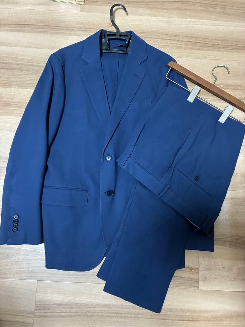 tomorrowlandトゥモローランドNAVYセットアップスーツpilgrim