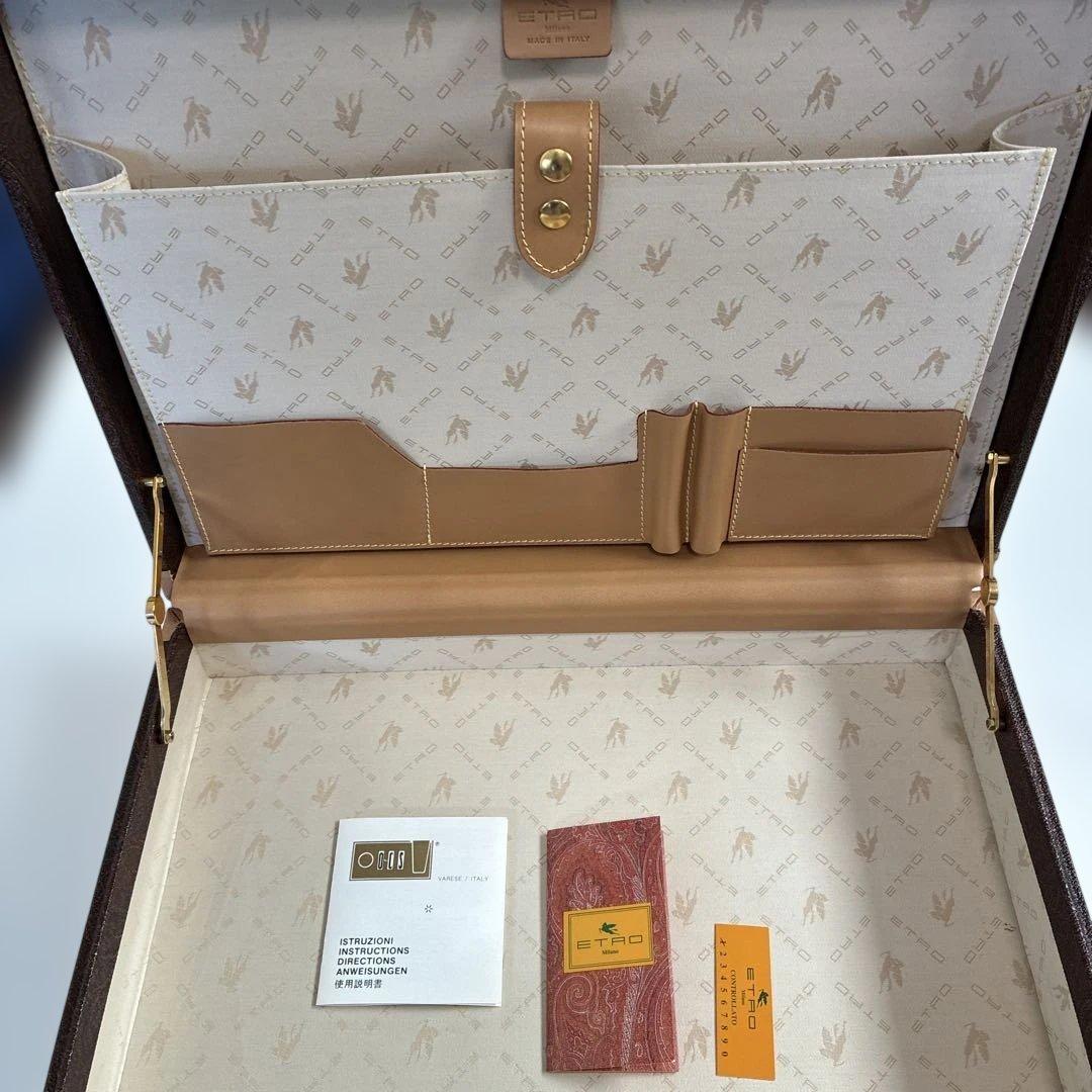 新品　エトロ　アタッシュケース　43×30×10
