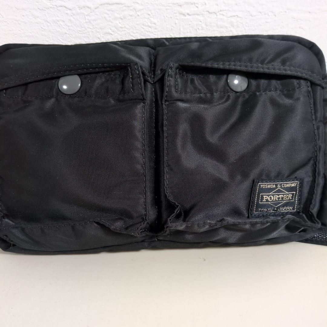 【未使用級】PORTER タンカー　ブラック ショルダーバッグ