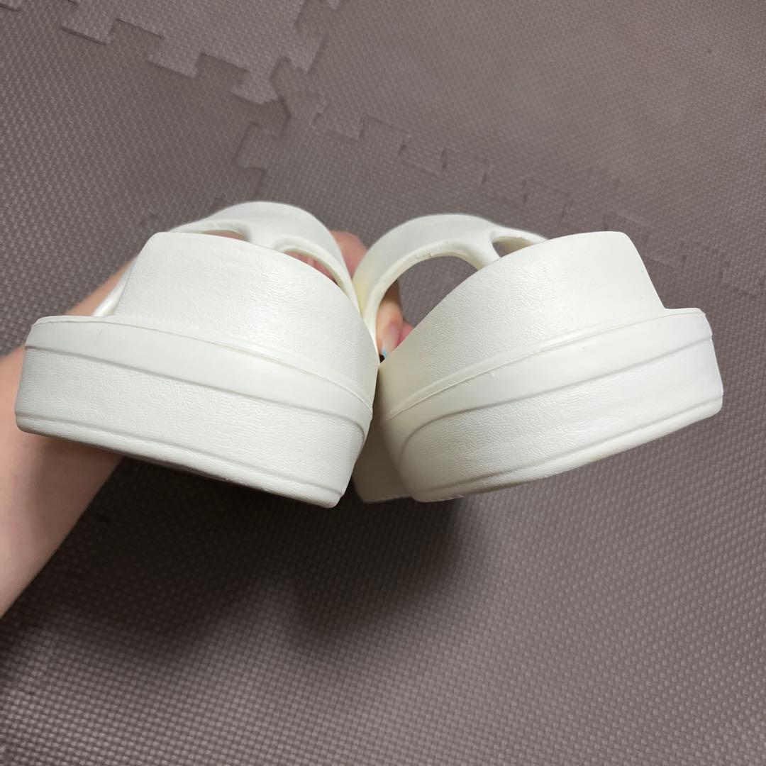 rakubaki ラクバキ　イージーサンダル　白　ホワイト M