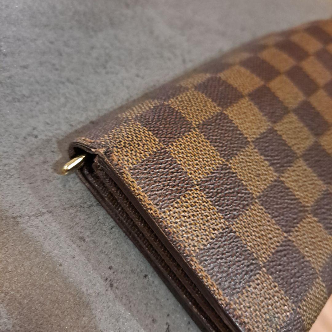 LOUIS VUITTON　 ダミエ　 長財布 　袋付き