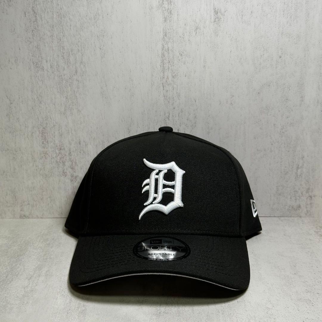 【海外限定モデル】 デトロイトタイガース 9FORTY ブラック キャップ ①