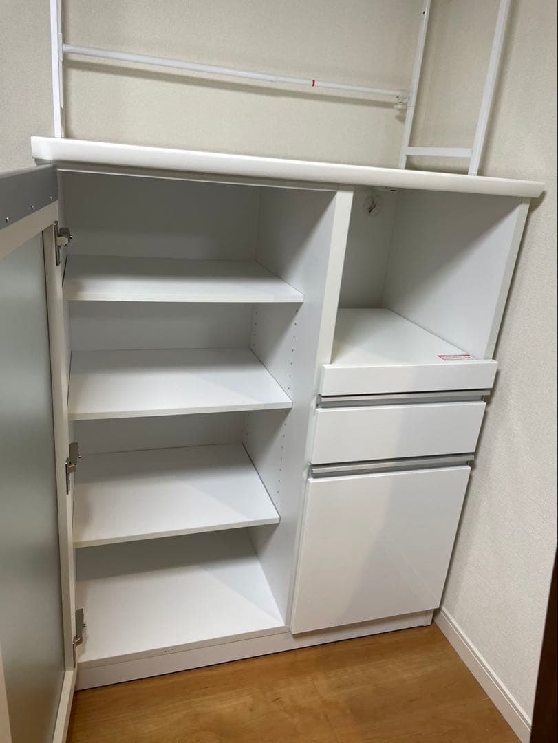 ニトリ　食器棚　キッチンカウンターMRB(レジュームLE 90 WH)