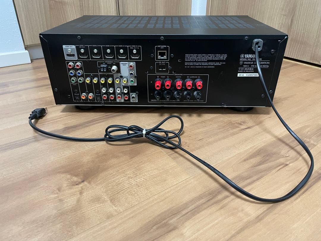 ヤマハ AVレシーバー 5.1ch Airplay/RX-V475 リモコン付き