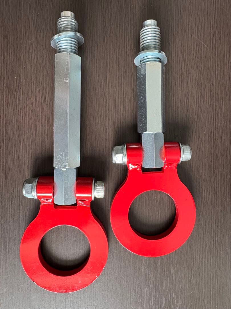 RX8 SE3P マツダスピード エアロ用 牽引フック　フロント、リア、セット