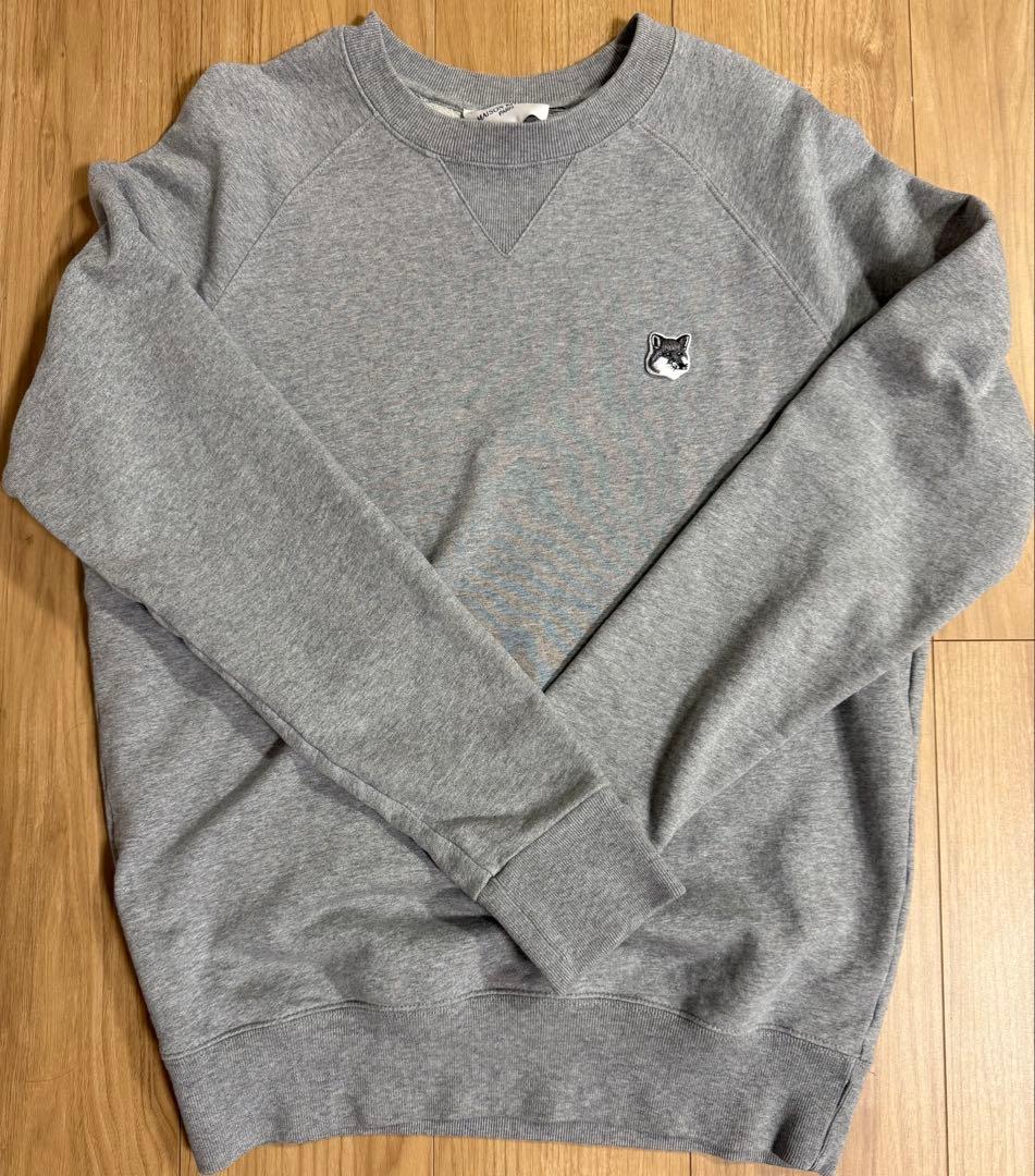 メゾンキツネ　トレーナー　グレーMサイズ