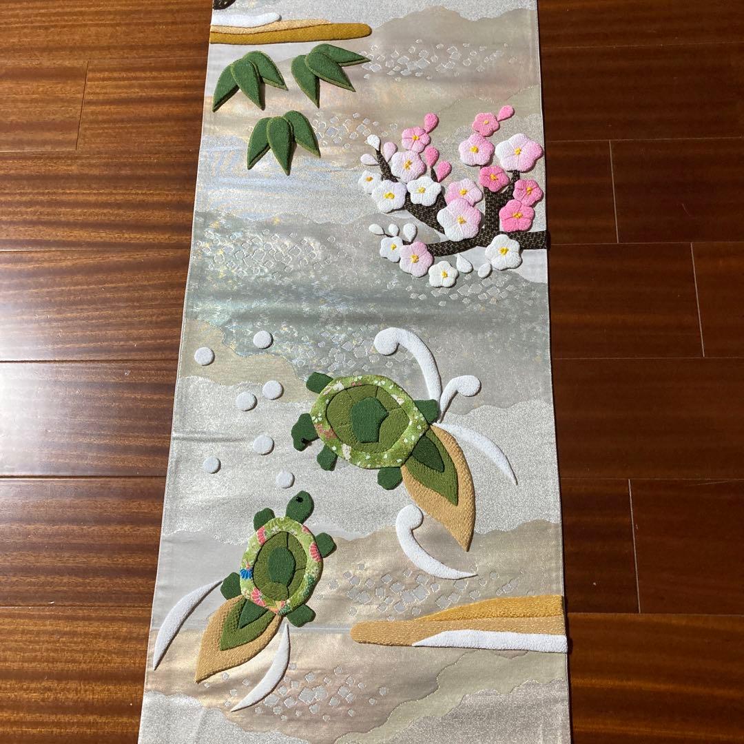 らいおんくま★ちりめん細工　お正月の押絵タペストリー