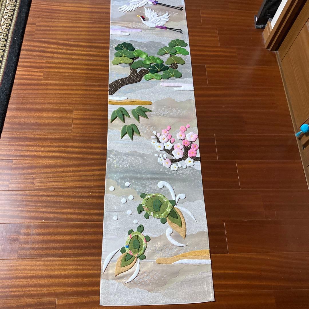 らいおんくま★ちりめん細工　お正月の押絵タペストリー