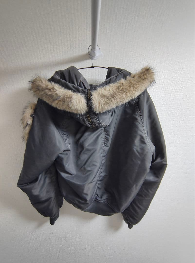 た*X様 即日発送【GRANCY】ファーポケットデザインフェードN2Bジャケット