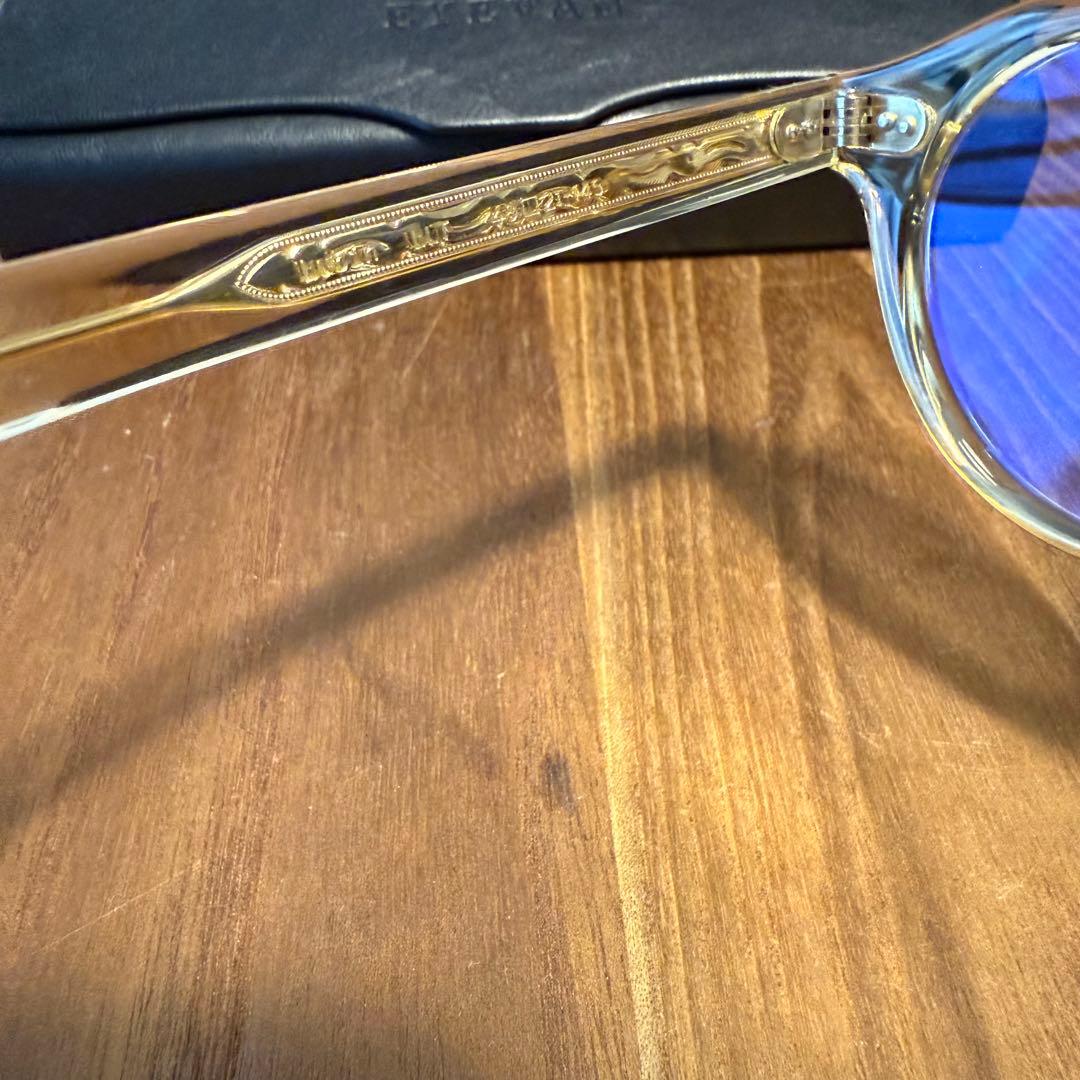 EYEVAN LUBIN(ECRU) サングラス クリアフレーム クラウンパント