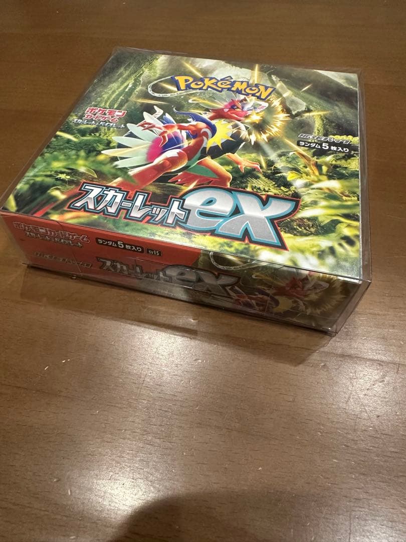 【新品未開封シュリンク付き】 ポケモンカードゲーム　スカーレットex